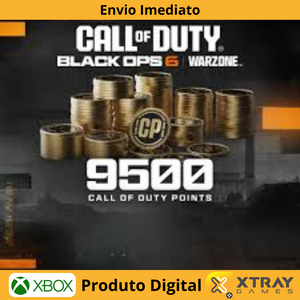 Call of Duty: Black Ops 6 - 9500 COD Points DLC XBOX One / Xbox Series X|S CD Key CHAVE DIGITAL