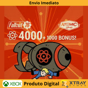 Fallout 76 - 4000 (+1000 Bonus) Atoms XBOX One CD Key CHAVE DIGITAL