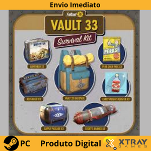 Fallout 76 - Vault 33 Survival Pack DLC PC Windows 10/11 CD Key CHAVE DIGITAL