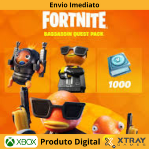 Fortnite - Bassassin Challenge Pack + 1,000 V-Bucks TR XBOX One / Xbox Series X|S CD Key CHAVE DIGITAL