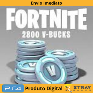 Fortnite 2800 V-Bucks US PS4/PS5 CD Key CHAVE DIGITAL