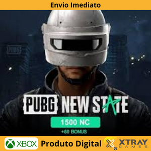 PUBG New State 1500 NC+80 Bonus Xbox Live WORLDWIDE CHAVE DIGITAL