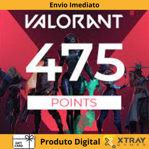 VALORANT - 475 Valorant Points Gift Card US/BD CHAVE DIGITAL