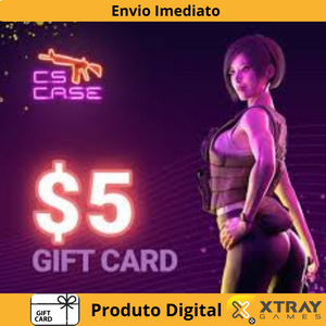 CSCase.com $5 Gift Card CHAVE DIGITAL