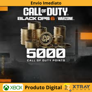 Call of Duty: Black Ops 6 - 5000 COD Points DLC XBOX One / Xbox Series X|S CD Key CHAVE DIGITAL