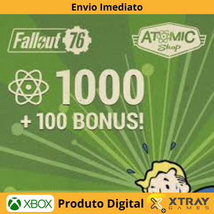 Fallout 76 - 1000 (+100 Bonus) Atoms XBOX One CD Key CHAVE DIGITAL