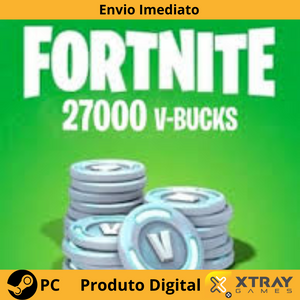 Fortnite - 27000 V-Bucks Epic Games PC Account CONTA DIGITAL