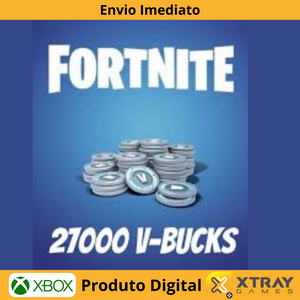 Fortnite - 27000 V-Bucks XBOX One / Xbox Series X|S Account CONTA DIGITAL