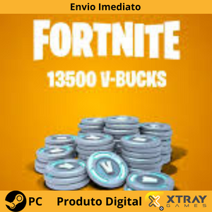 Fortnite 13500 V-Bucks (Epic Games) PC WORLDWIDE CHAVE DIGITAL
