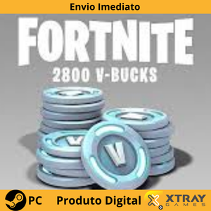 Fortnite 2800 V-Bucks Epic Games PC CD Key CHAVE DIGITAL