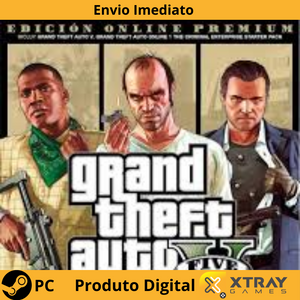 Grand Theft Auto V GTA 5 - Premium Online Edition Rockstar Social Club PC WORLDWIDE CHAVE DIGITAL