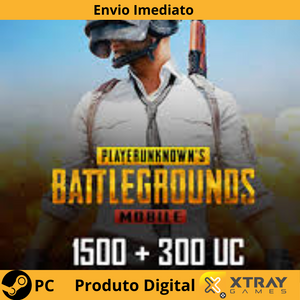 PUBG Mobile - 1500 + 300 UC PC CD Key CHAVE DIGITAL