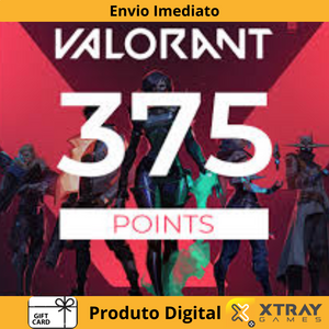VALORANT - 375 Valorant Points Gift Card MY CHAVE DIGITAL