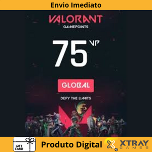VALORANT - 75 Valorant Points Gift Card CHAVE DIGITAL