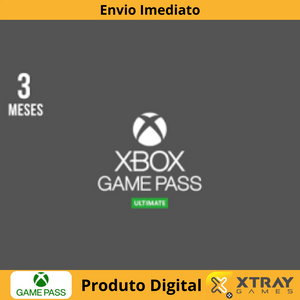 XBOX Game Pass Ultimate 3 Meses (3 Month) Xbox Live WORLDWIDE CHAVE DIGITAL